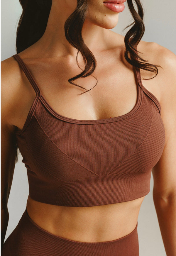 Top seamless marrom