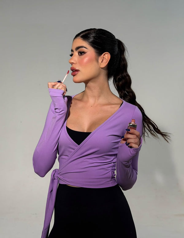 Blusa ballet - Lilás